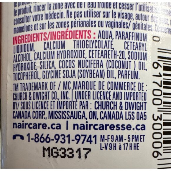 Nair Glides Away Sensitive Hair Remover Stick 93g With Coconut Oil & Vitamin E - Picture 5 of 5